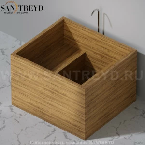 UWD GONGO Ванна свободностоящая 135 см из ореха gongo135.walnut