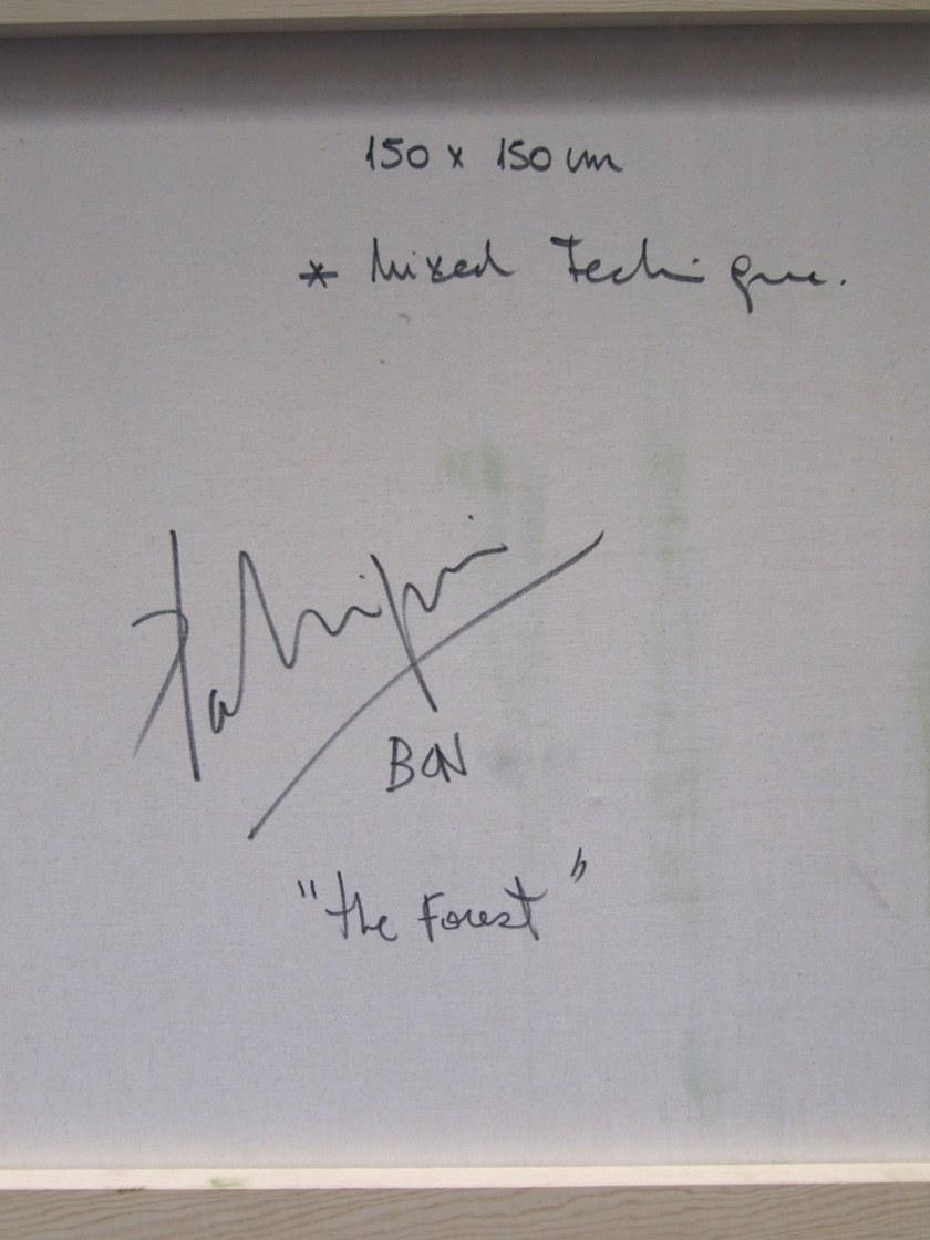 ICI ET LÀ Смешанная техника на холсте K. fabrizzi Kf08 - Вид №4