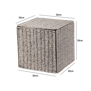 Кор с крышкой 30X30X30см св.сер Konsensa