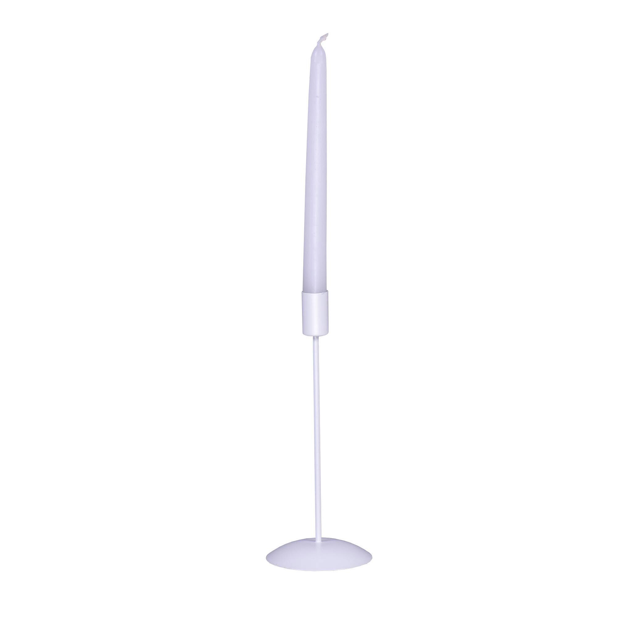 87691197 Подсвечник Луч 24 см цвет белый STLM-0075082 Santreyd 