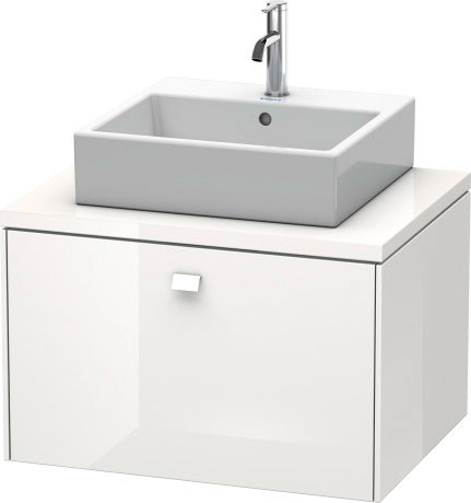 BR511102222 Brioso Тумбочка для консоли Белый глянцевый декор Duravit - Вид №2