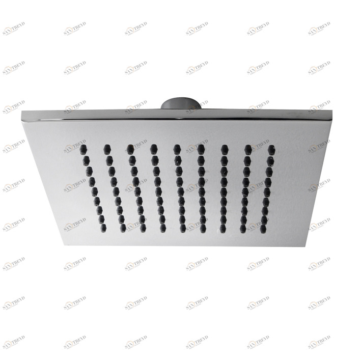 Квадратная лейка дождевого душа 15 см с шаровым шарниром  Neptune slim NOKEN 100090328  CHROME 