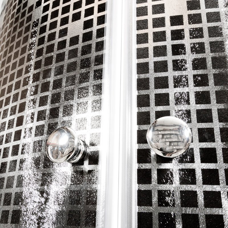 BМ4590 N с гидромассажем BLACK Душевая кабина DETO Серия ВМ L 890 N с гидромассажем BLACK - Вид №3