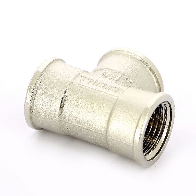 Тройник В никелированный TIEMME 1/2" 1500061 - Вид №3