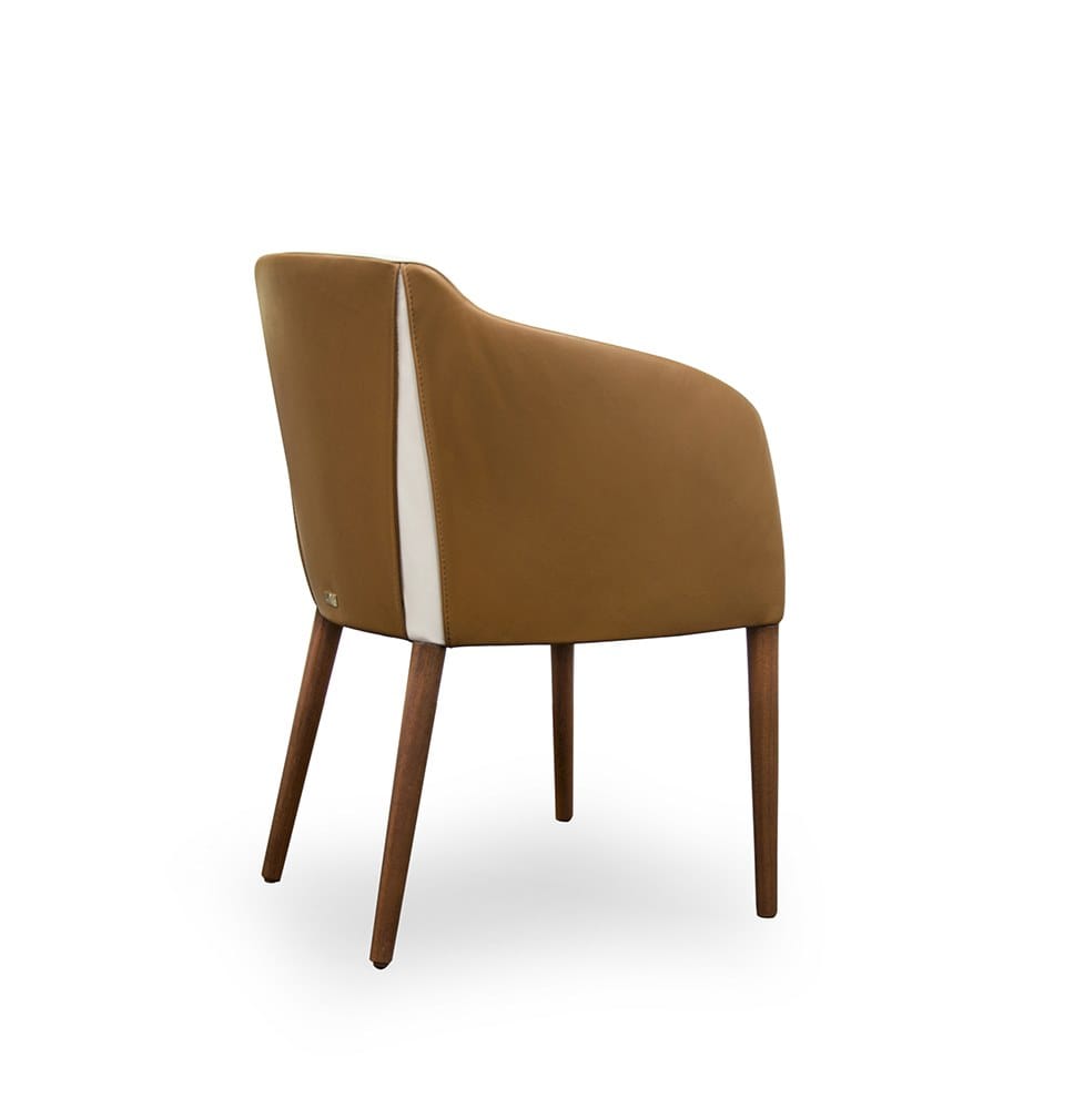 Мягкий стул из оленьей кожи с подлокотниками Formitalia ARCH-00073369 - Вид №2