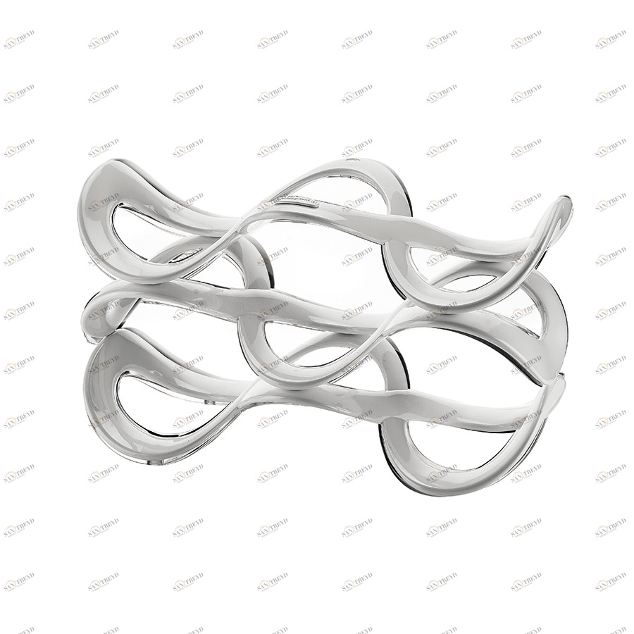 Подставка для бутылок стеклянная 32 см белая Cuvee GUZZINI  00-3872305 Белый 