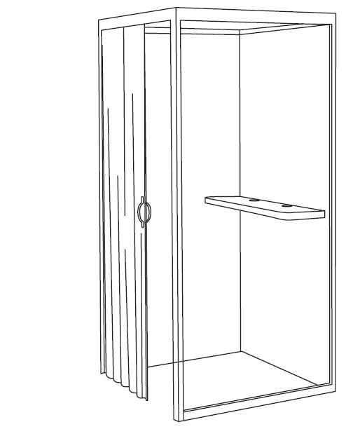 Одноместный акустическая офисная кабина Cider Edition FlexCab ARCH-00035803 - Вид №2