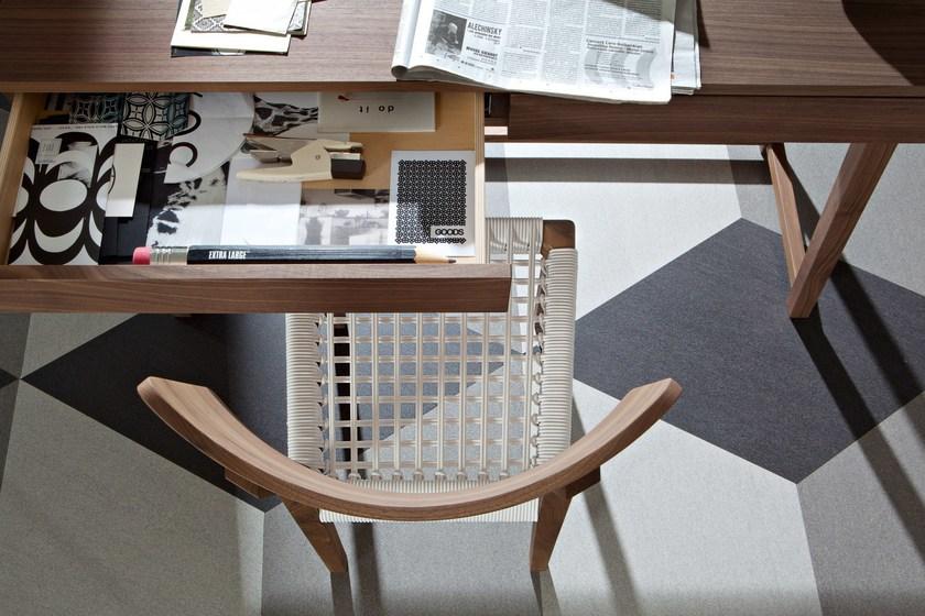 Gervasoni Стол из орехового дерева с ящиками Gray sun-id-1358167 - Вид №6