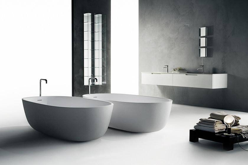 Boffi Подвесная тумба под умывальник из Corian® Duemilaotto sun-id-1405901 - Вид №2
