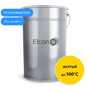 91051530 Грунт-эмаль ELCON ОС-12-03 до 100 градусов цвет желтый 25 л STLM-0853102