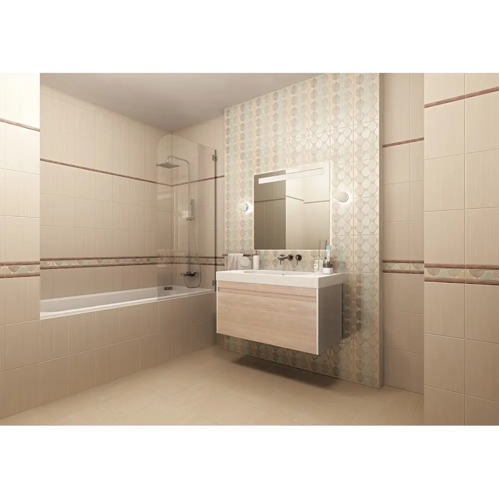 Декор Хельга «Листья», 20х30 см 81967052 STLM-2052302 Kerama Marazzi  - Вид №4