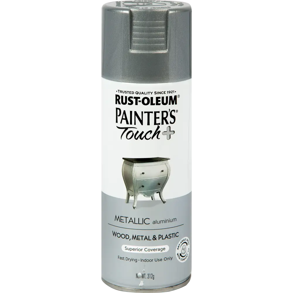 Краска аэрозольная Paint Touch полуматовая цвет алюминиевый 340 г 13366589 STLM-2044153 RUST-OLEUM 