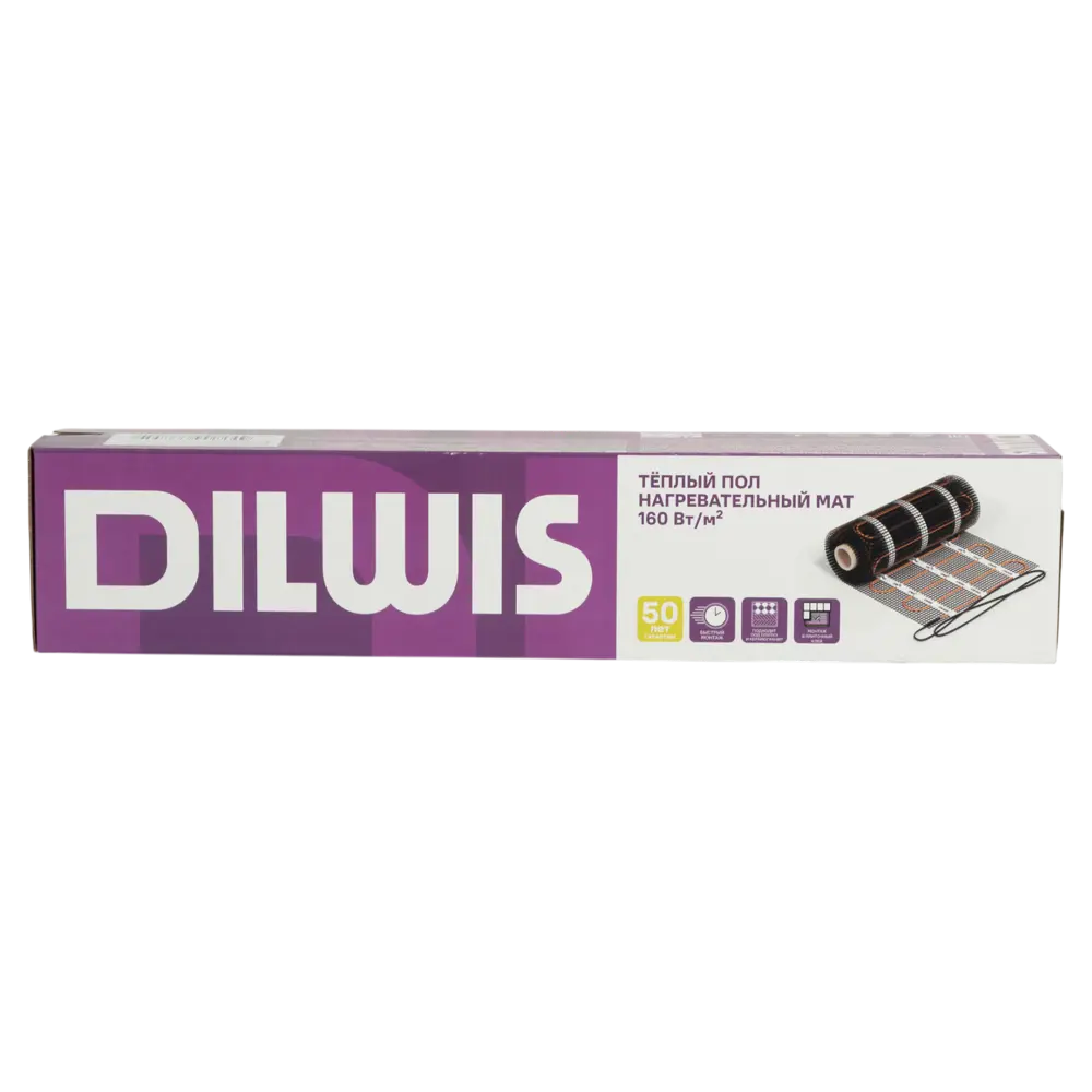 Нагревательный мат для теплого пола DILWIS 1 м2 160 Вт 89398458 STLM-2102278  - Вид №3