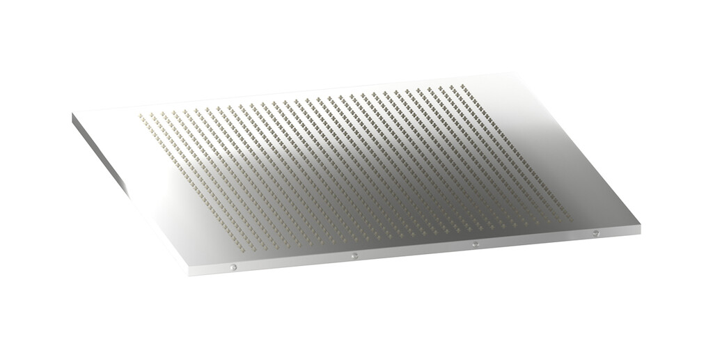 Полувстроенный душ под дождем WE ARE IB av620cc Chrome Aqua