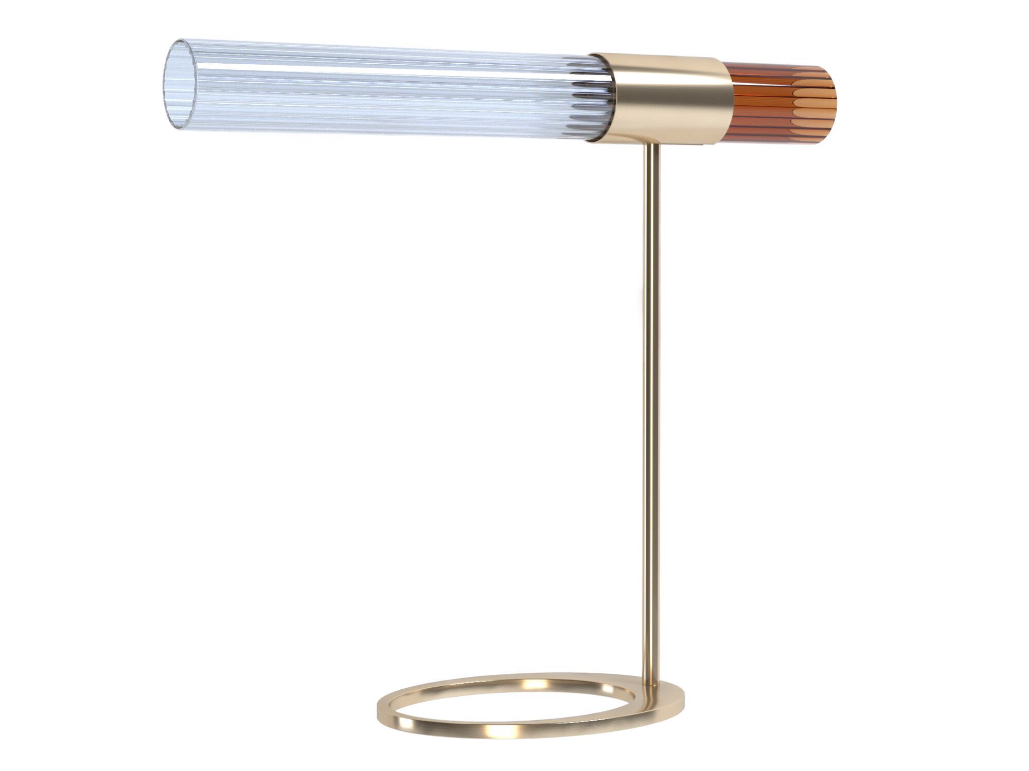 Светодиодная настольная лампа из латуни и цветного стекла LUCE TU Sbarlusc ARCH-00072736 - Вид №2