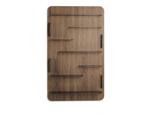 Деревянный настенный книжный шкаф