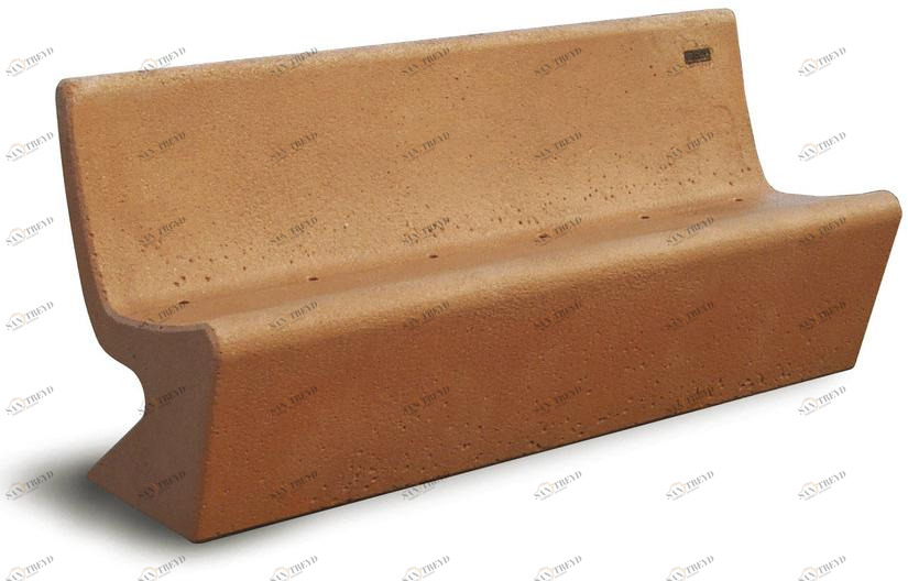 Tegolaia Бетонная скамья со спинкой sun-id-1382380