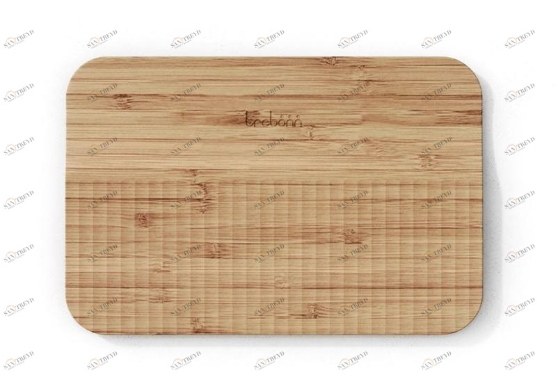 Trebonn Разделочная доска из бамбука с направляющим узором  1020105 