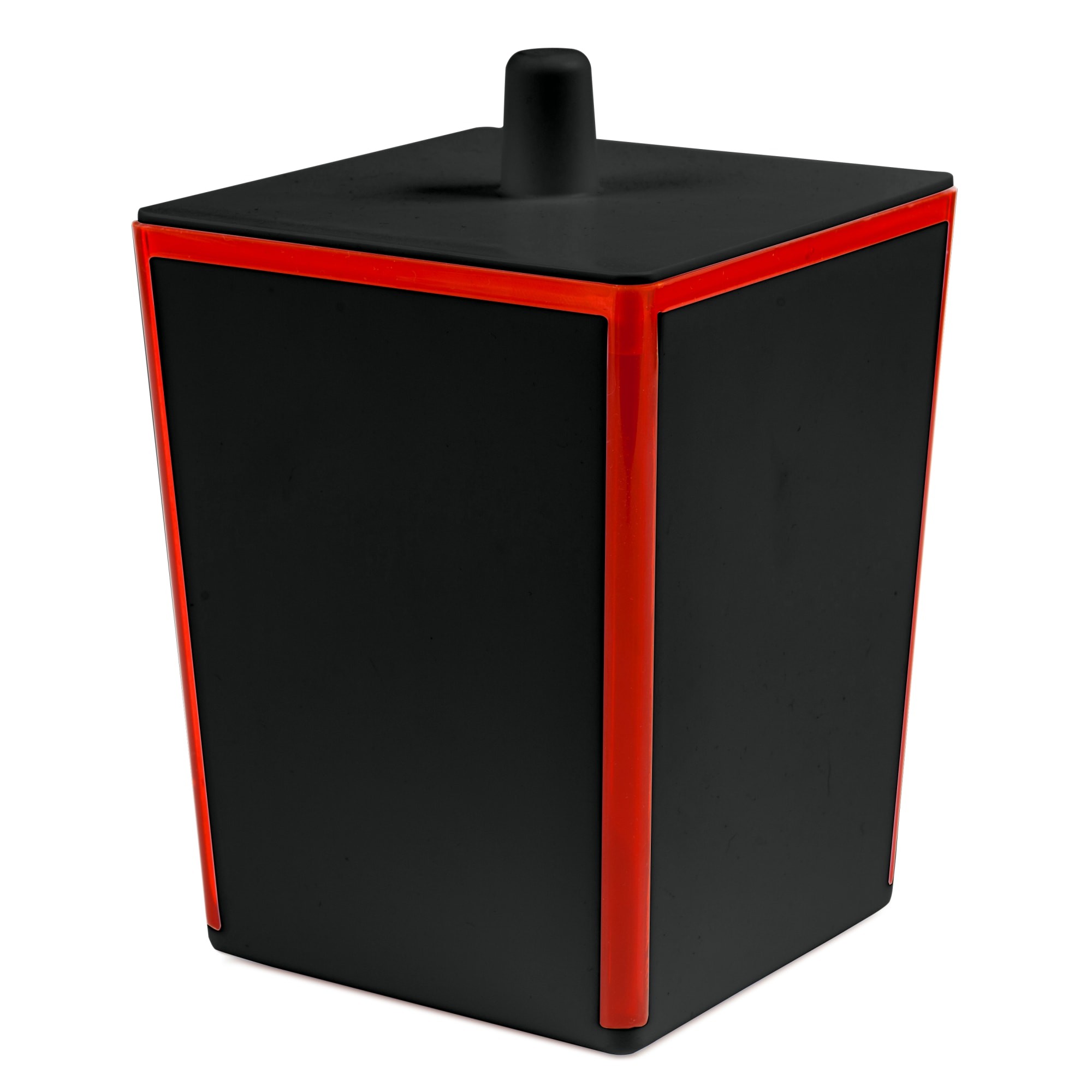 82485236 Ёмкость для косметики пластик цвет чёрный/красный Spacy Santreyd 