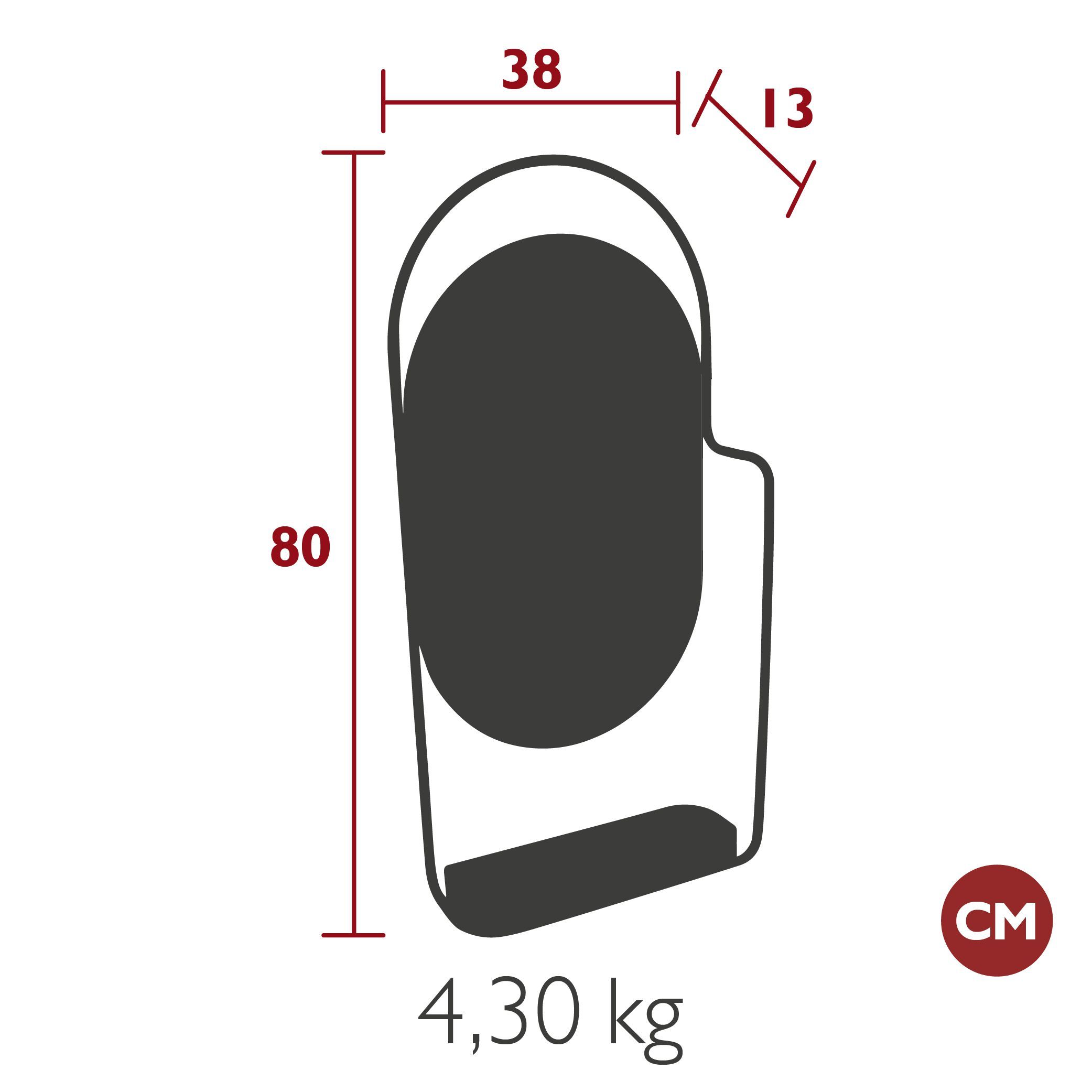 Настенное алюминиевое зеркало с полкой Fermob Itac ARCH-00067075 - Вид №5