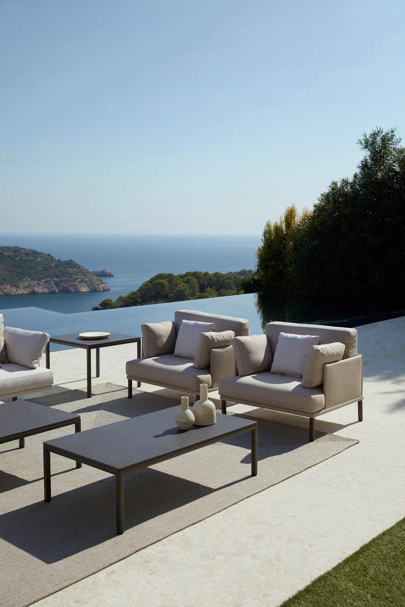 Тканевое садовое кресло с подлокотниками POINT Long Island ARCH-00027229 - Вид №6