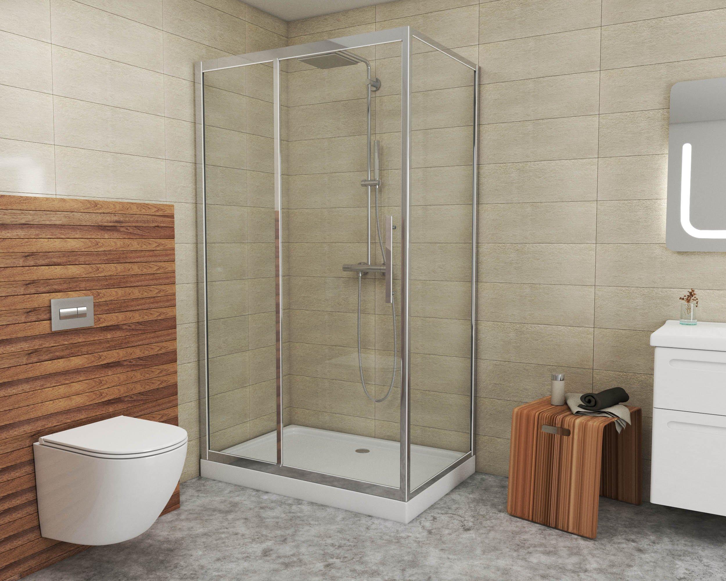 Душевое ограждение GROSSMAN PR-120SQR (120x80x200)  - Вид №1