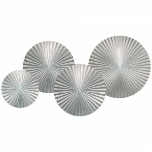 Панно декоративное настенное из дерева 120х70 см серебряное Silver-4 EVENHOME  00-3878818 Серебро