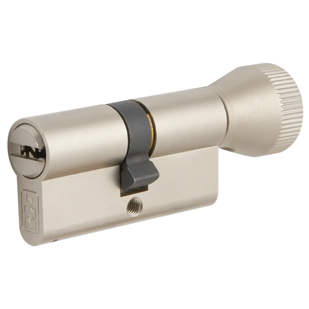 Цилиндр Mottura Project DPC1F5151 S3, 46x10x46 мм, ключ/вертушка, цвет никель STLM-2140790