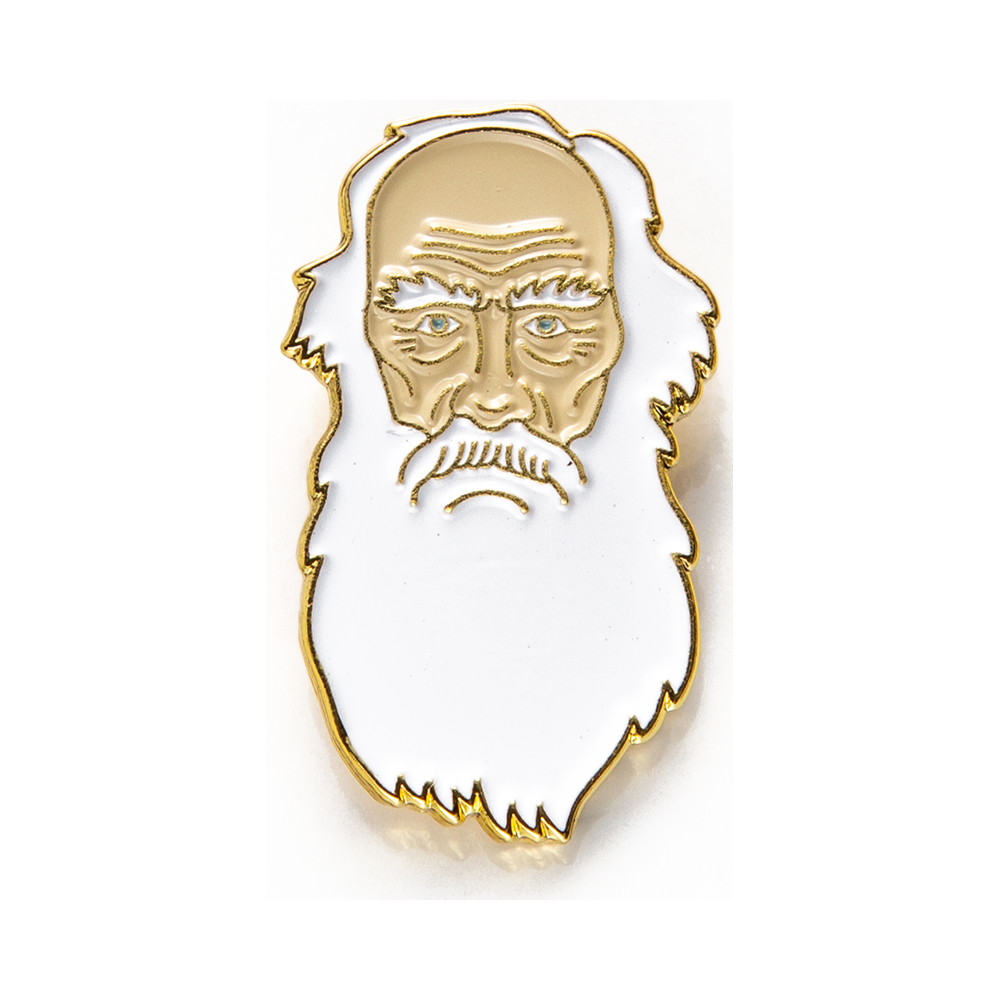 1084224 Значок эмалированный №16 Лев Толстой Santreyd 