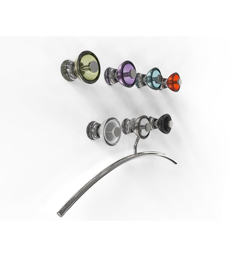 FROST BLOSSOM ACRYLIC » красный / полированный Акрил / полированный красный B1055-R  - Вид №1