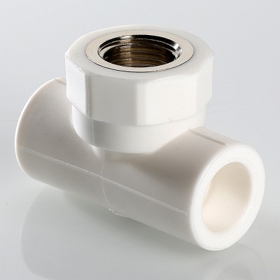 VTp.732.0.02004 Фитинг полипропиленовый – тройник с переходом на внутреннюю резьбу Valtec 20 мм х 1/2"  - Вид №5