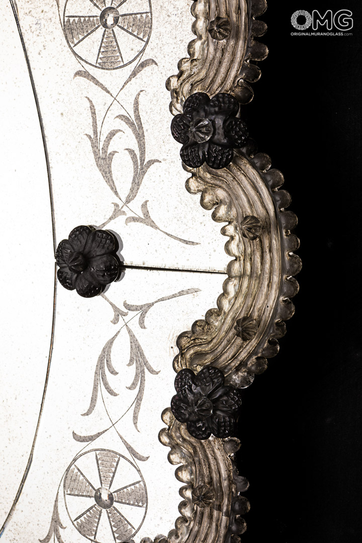3630 ORIGINALMURANOGLASS Венецианское зеркало Исидор - муранское стекло OMG  см  - Вид №1