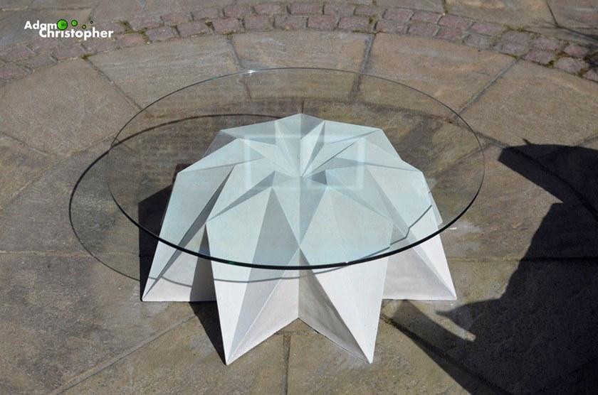 Adam Christopher Круглый садовый столик из бетона sun-id-1390980 - Вид №7