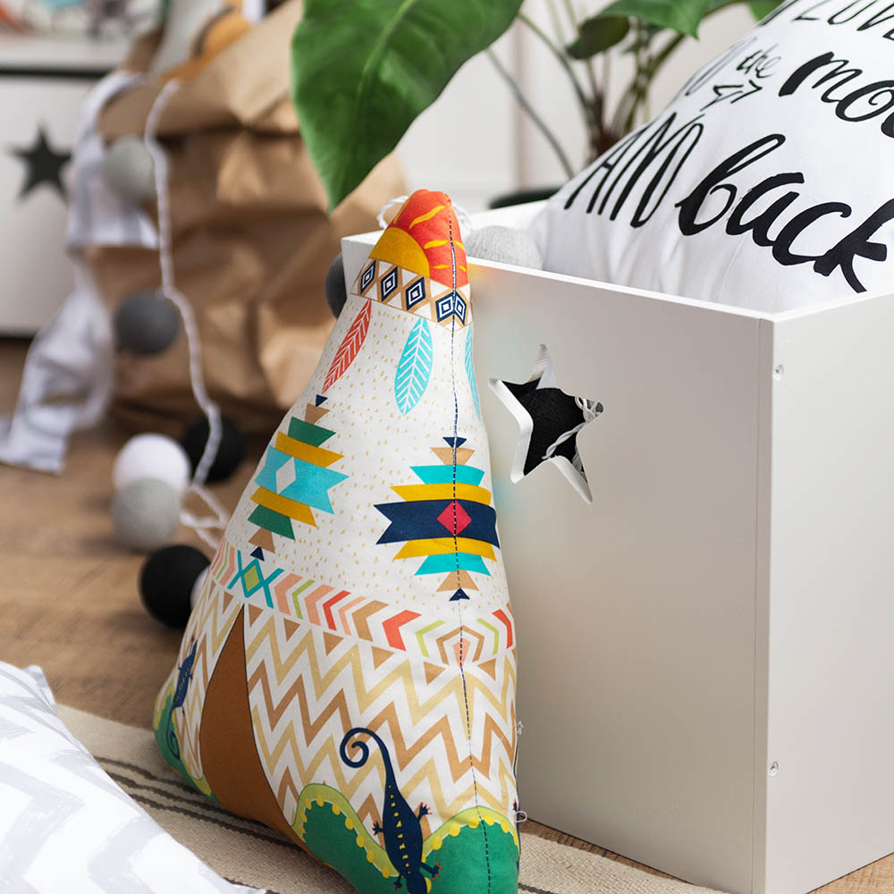 Деревянный ящик для игрушек, белый со звездочкой VAMVIGVAM  282039 Белый Santreyd  - Вид №6