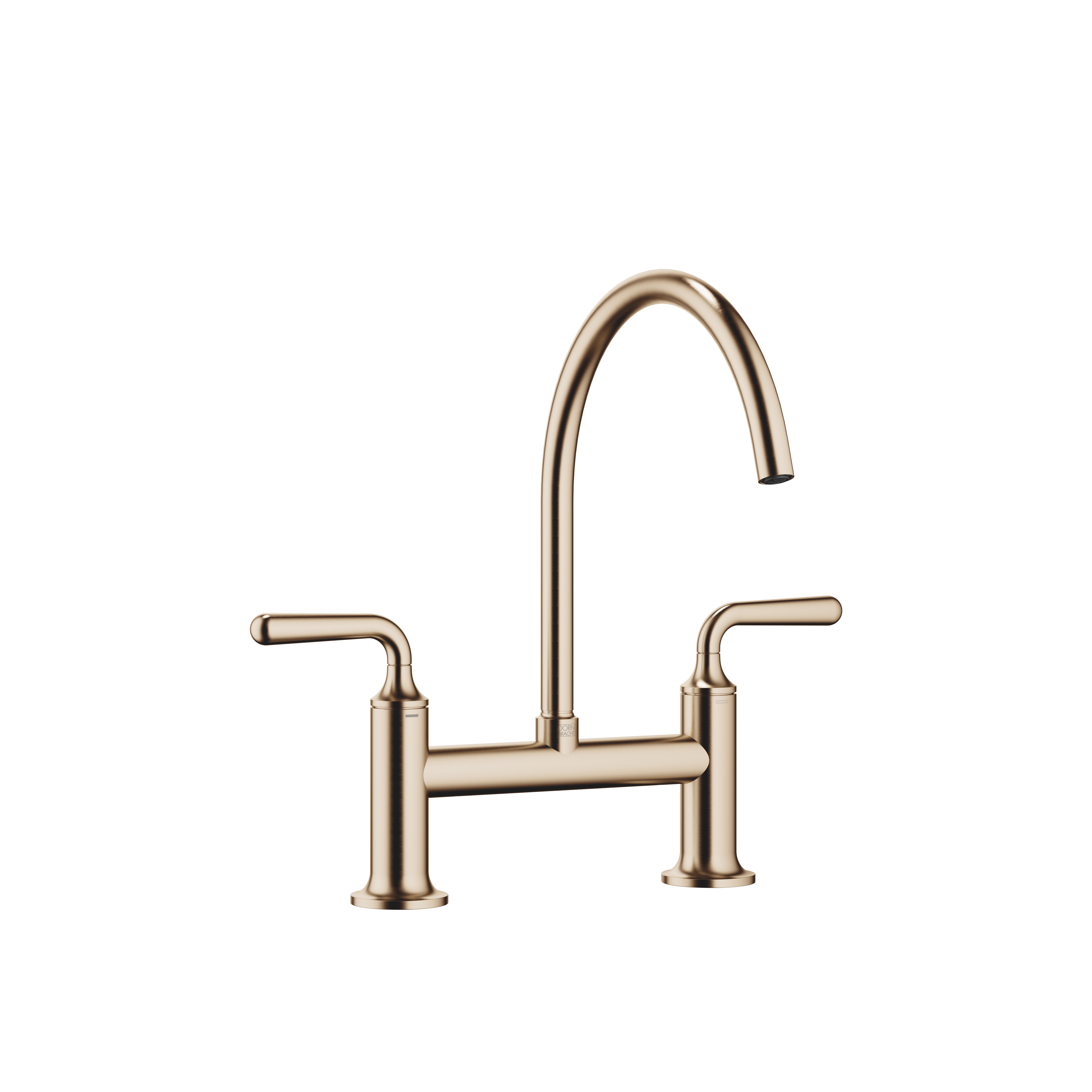 VAIA Мостовой смеситель на два отверстия для ополаскивания/спрей Profi - Brushed Champagne (22-каратное золото) DornBracht 19815809-46