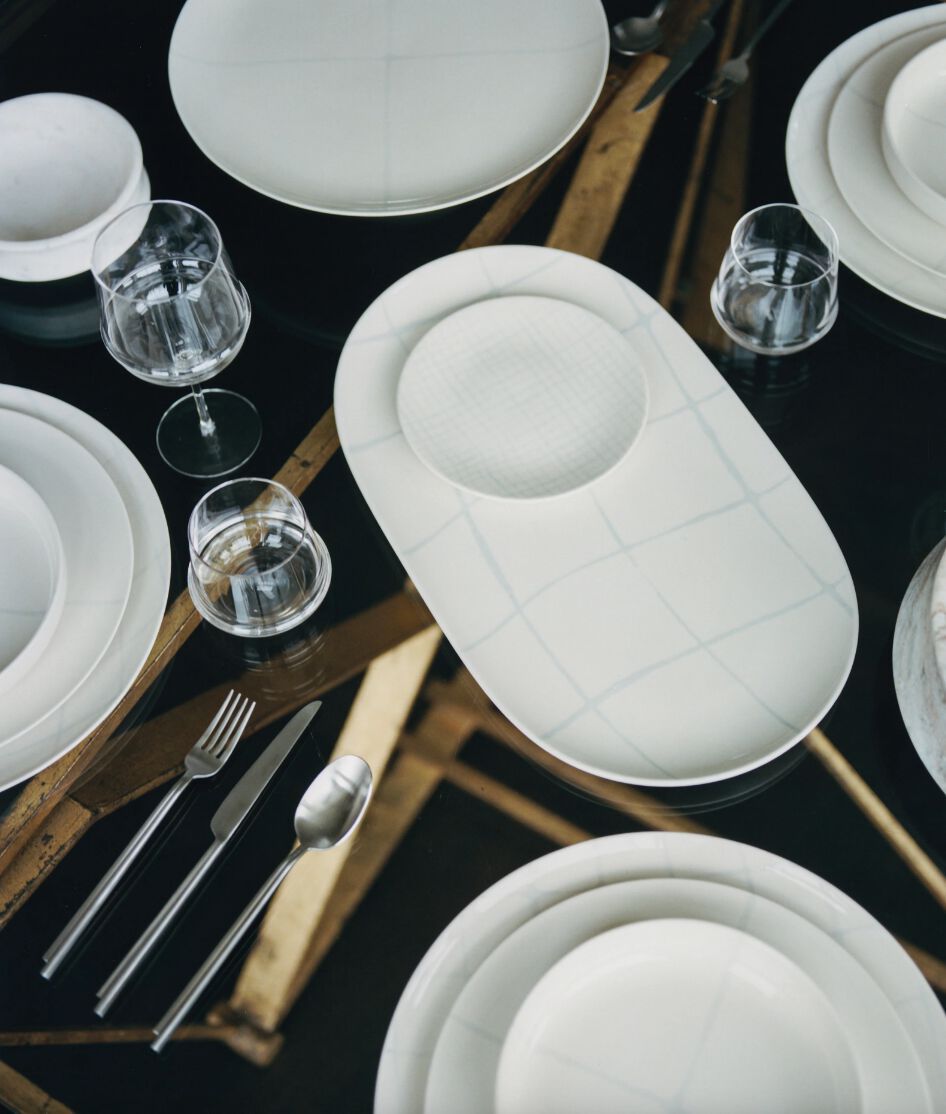 Фарфоровая плоская тарелка Serax Zuma ARCH-00120762 - Вид №4