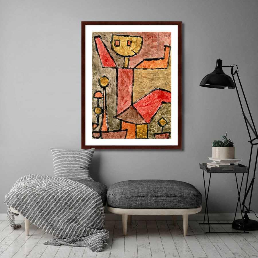 Картина в раме 78,5х100 см Boy with Toys, 1940г. КАРТИНЫ В КВАРТИРУ  264240 Зеленый;красный;разноцветный  - Вид №2