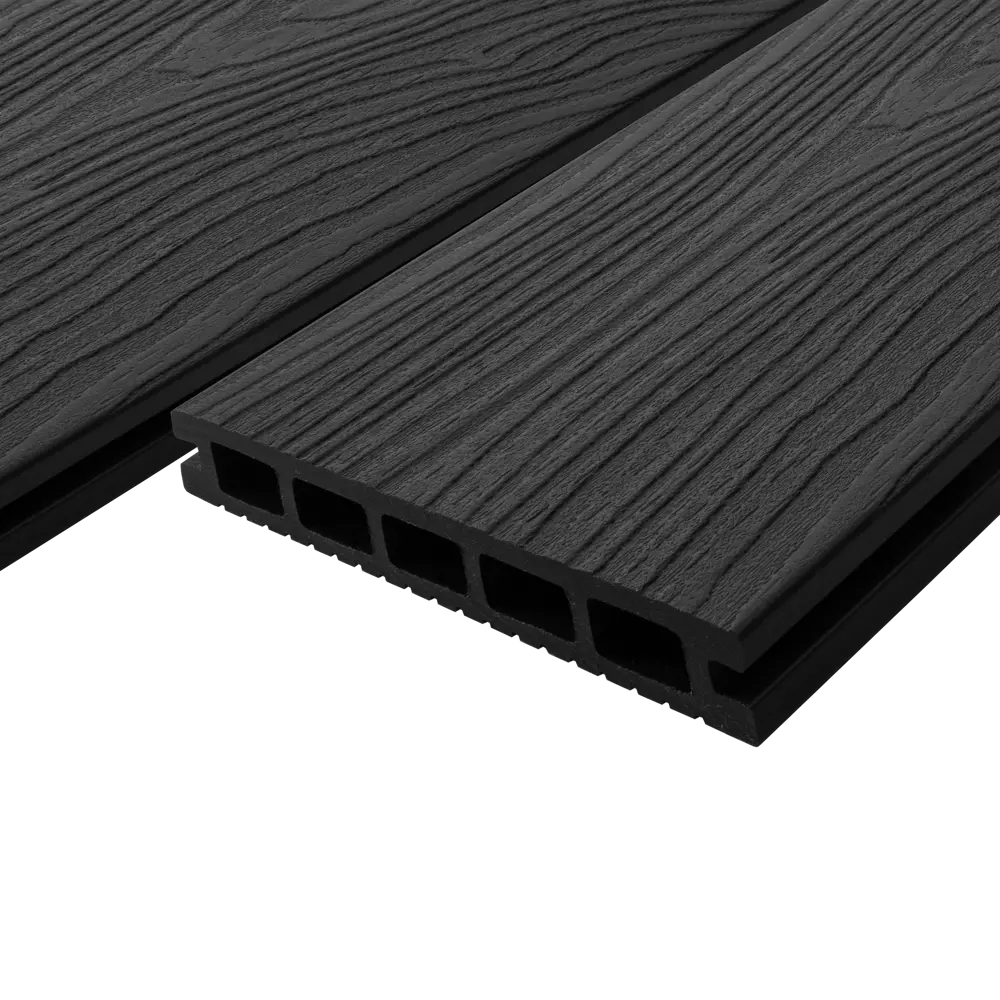 Террасная доска T-DECKS Графит - двусторонняя с текстурой дерева и вельветом 87036584 STLM-1377832 - Вид №4