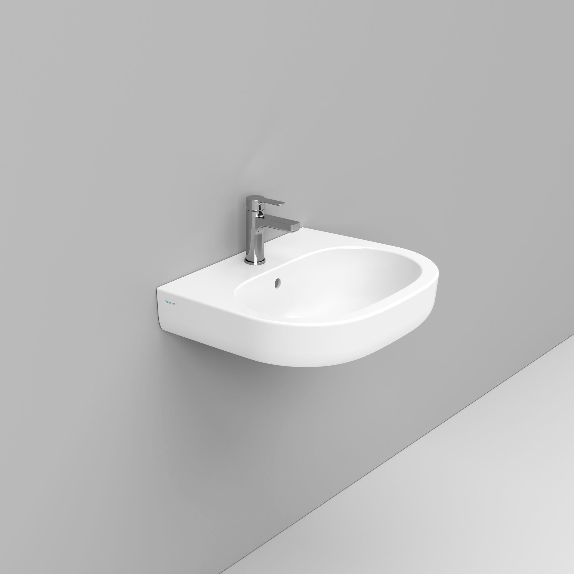 Овальная керамическая подвесная раковина с переливом Ceramica Dolomite мирт ARCH-00041879 - Вид №2