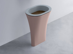 AMLA65-BR+AMPILO-CA+AMCOLO-CP Раковина Amedeo Ovale отдельностоящая cielo Enjoy + Amedeo