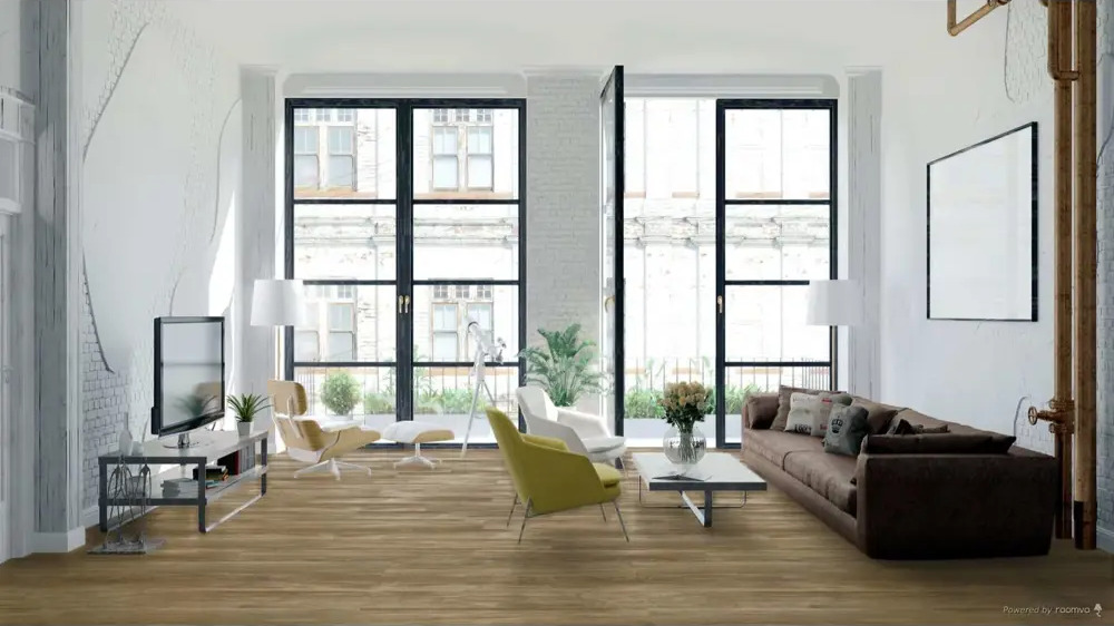 91001599 SPC плитка TheFloor Wood Calm Oak 33 класс толщина 6 мм 1.80 м², цена за упаковку STLM-0433430