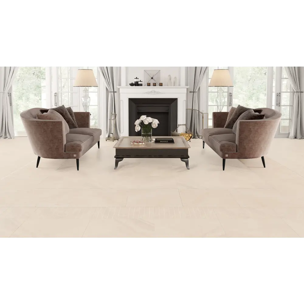 Керамогранит Golden Tile Crystal 120x60 см 1.44 м² цвет бежевый 82754176 STLM-2162516 - Вид №3