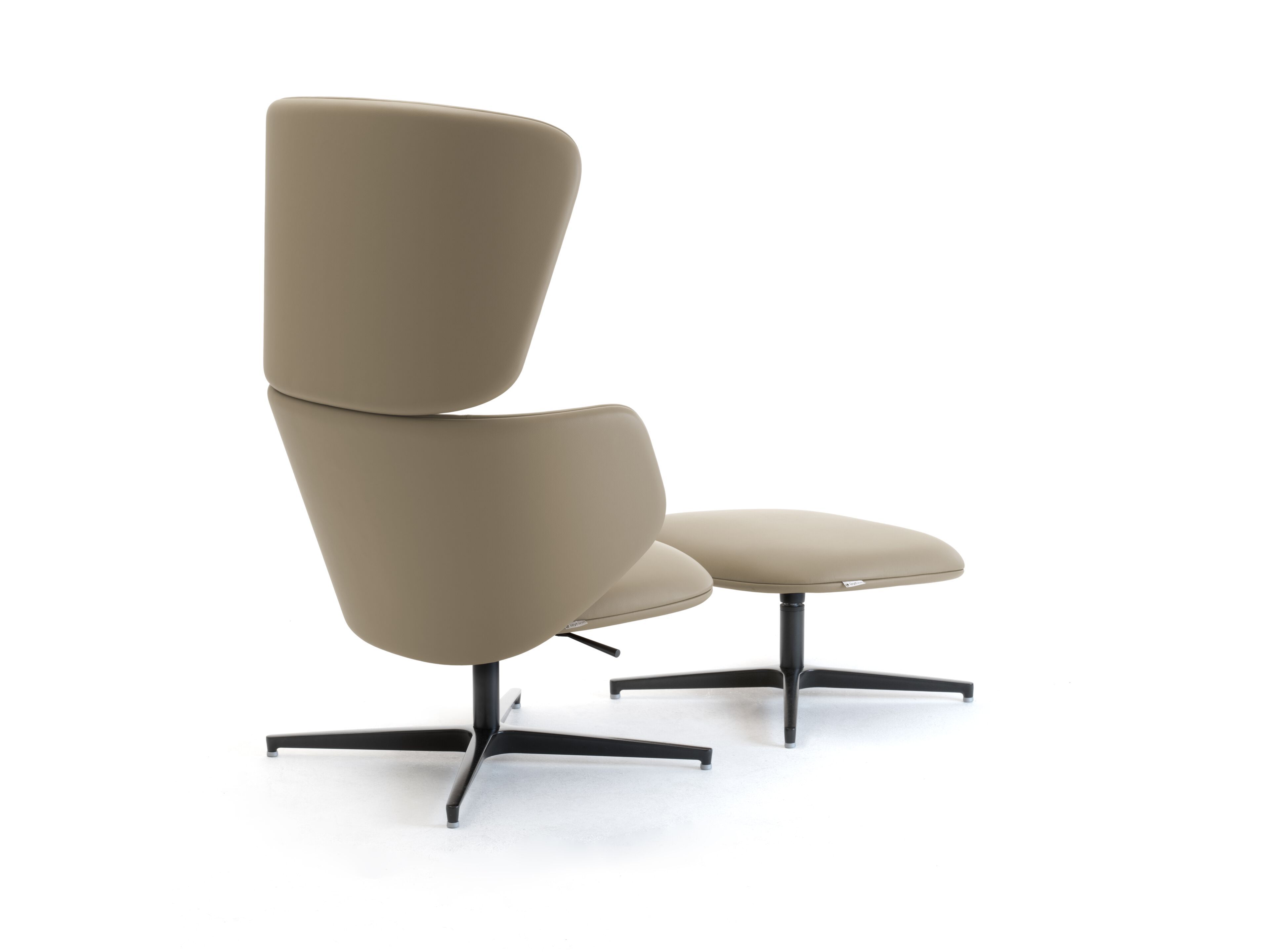 Кожаная вращающаяся спицевая подставка для ног Leyform Alisè Lounge ARCH-00087840 - Вид №11