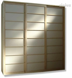 Cinius Шкаф-купе из ели с раздвижными дверцами