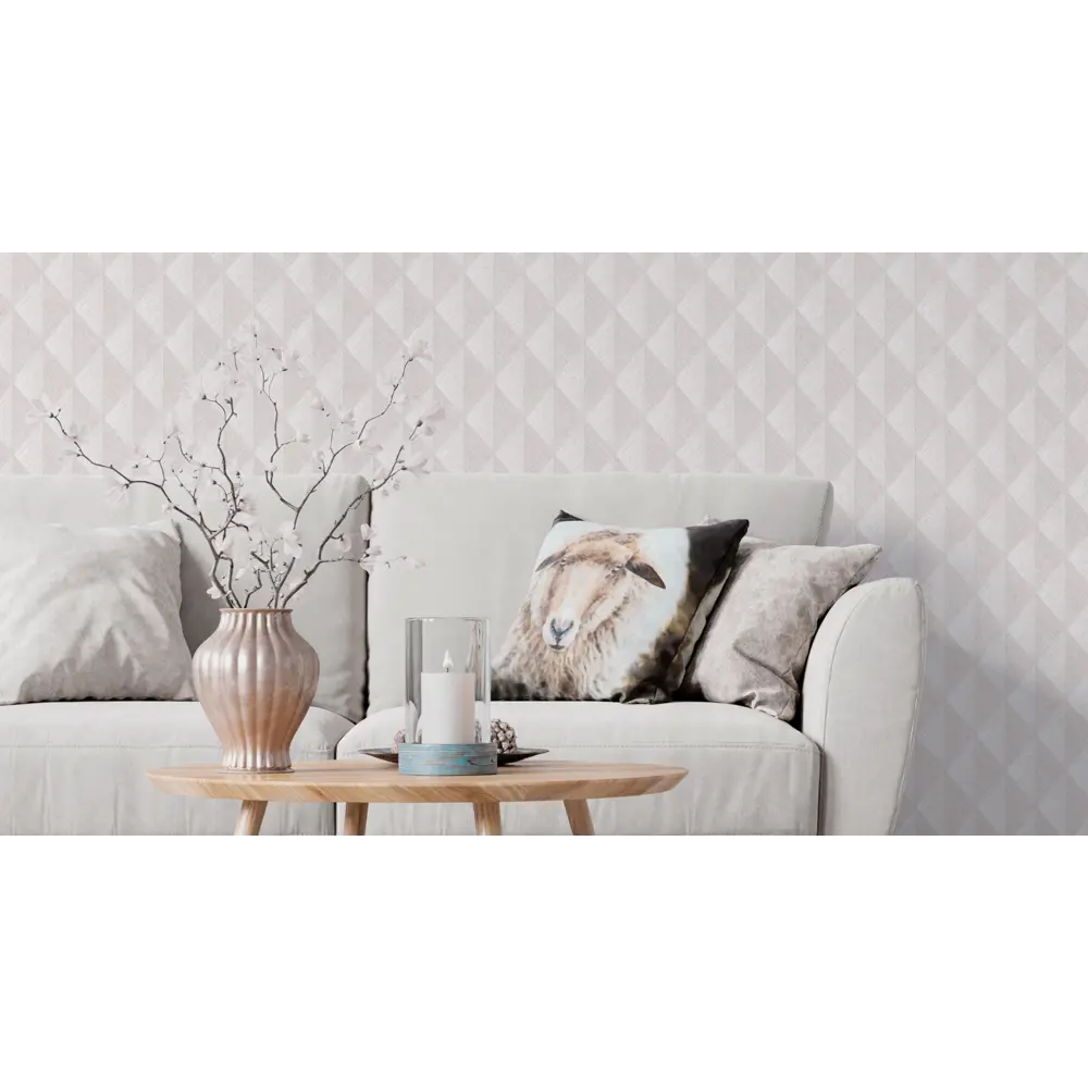 Обои флизелиновые Asc Wallpaper Trio светло-бежевые 1.06 м 204262 STLM-2087337 - Вид №5