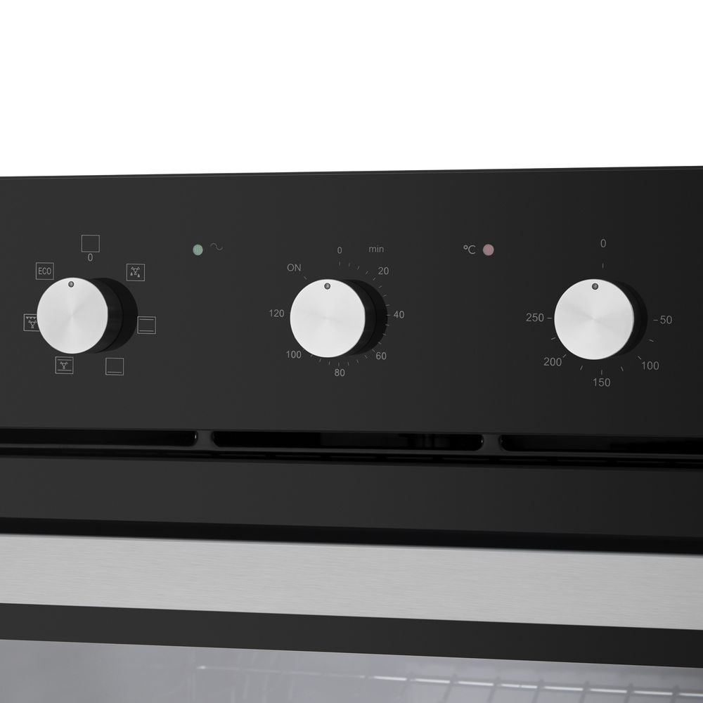 8160927 Электрический духовой шкаф HOMSair OEF657BK черный STDN-0008267 - Вид №5