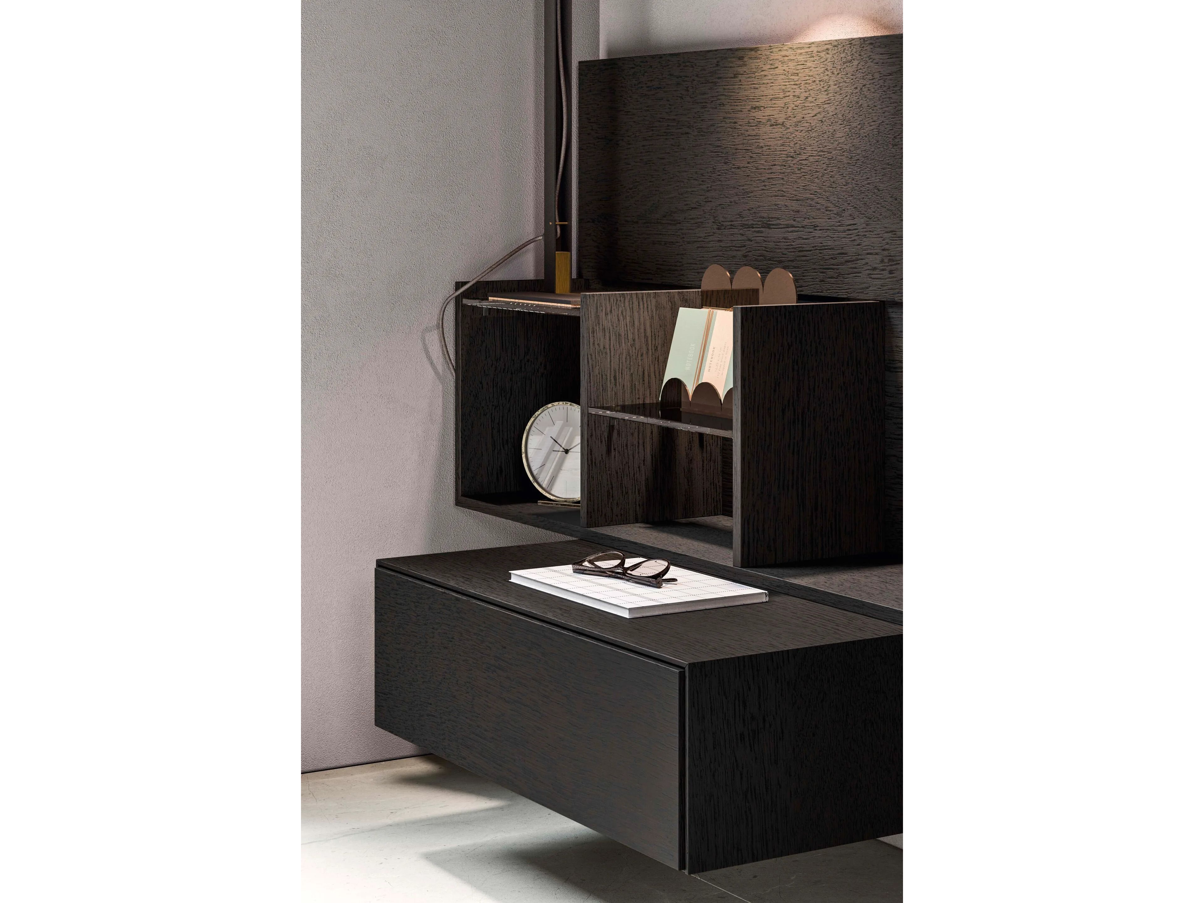 Высокое изголовье для двуспальной кровати со встроенными тумбочками Alf DaFrè SUITE SYSTEM 2 ARCH-00143538 - Вид №1