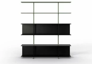 Systemtronic Самонесущий книжный шкаф открытого типа из экструдированного алюминия Wing