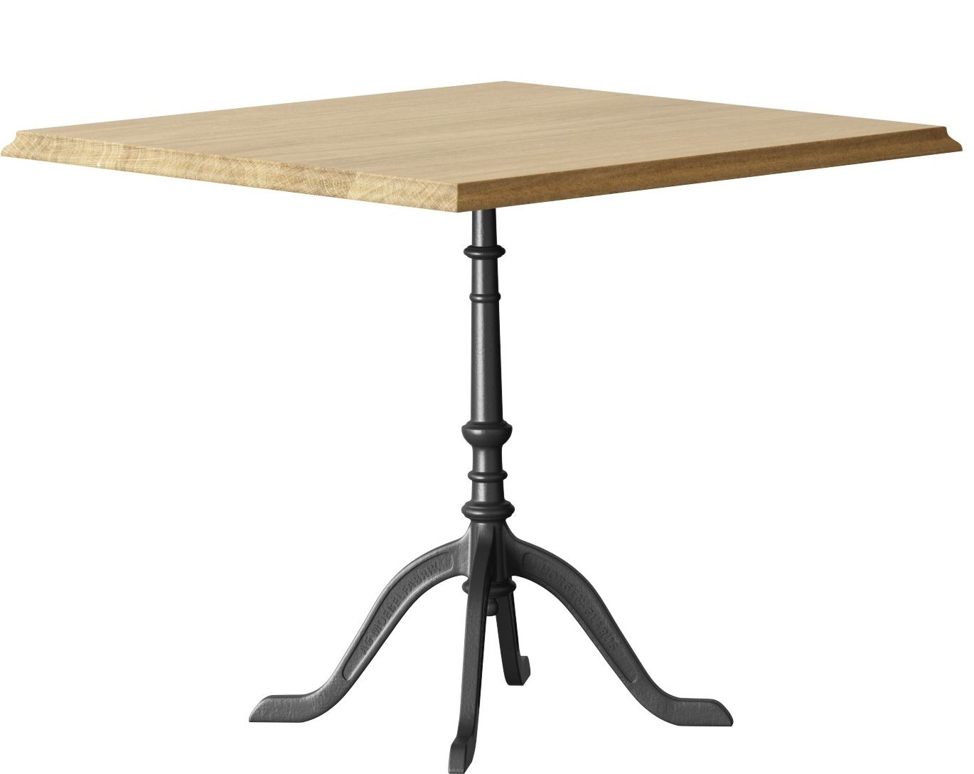 Квадратный стол из массива дерева со спицами horgenglarus GLORIA ARCH-00120274 - Вид №2