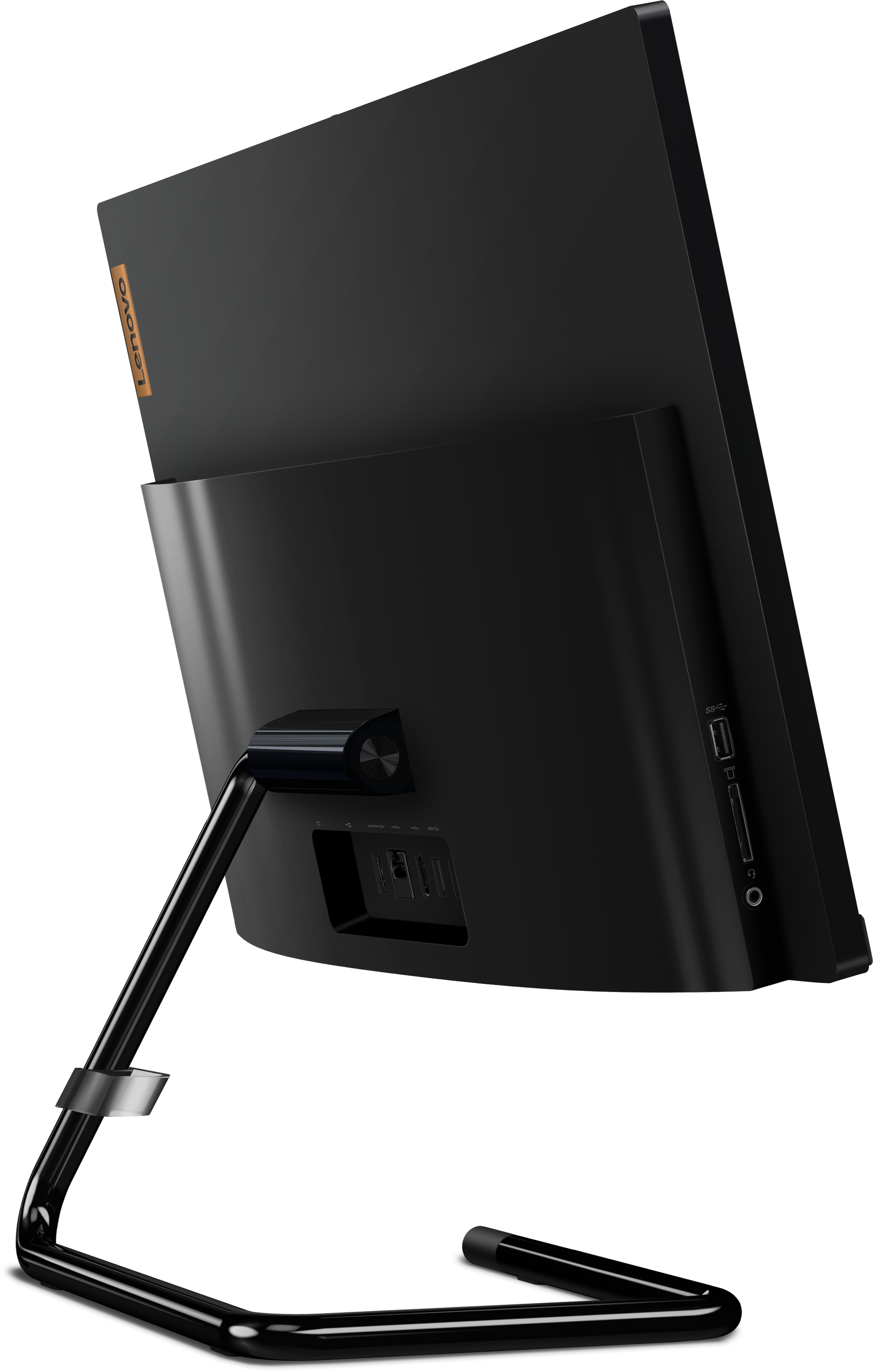 F0EX000GRK ideacentre aio 3 22ada05 21.5"(1920x1080)/amd athlon silver 3050u(2.3ghz)/4096mb/128ssdgb/dvdrw/int:amd radeon/bt/wifi/war 1y/5.28kg/black/dos + клавиатура, мышь usb Lenovo Santreyd  - Вид №7